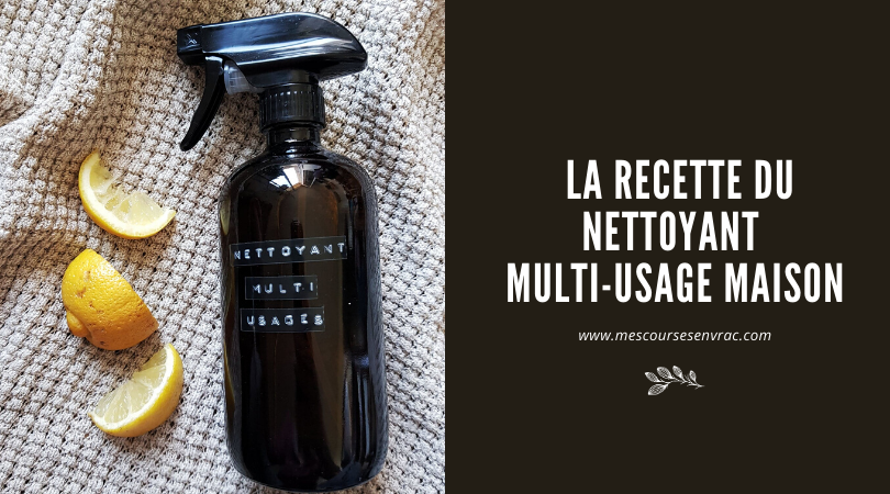 Fabriquer son nettoyant multiusage maison