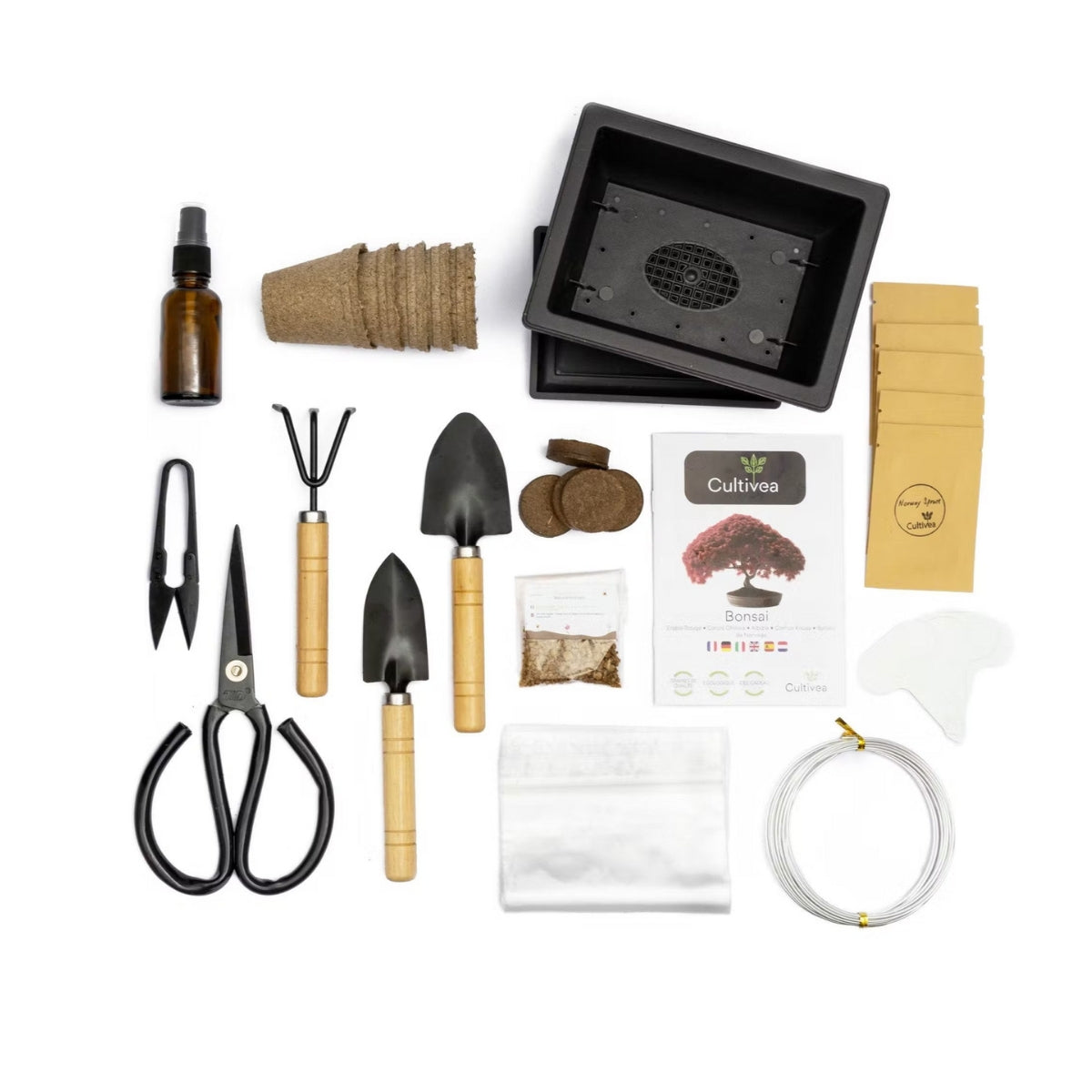 Kit Complet Premium Bonsaï – Graines & Accessoires