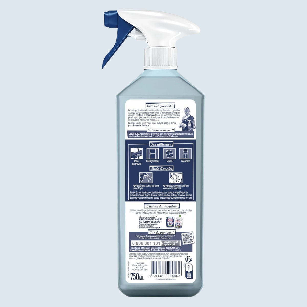 Nettoyant universel 750 ml – prêt à l’emploi, multi-surfaces