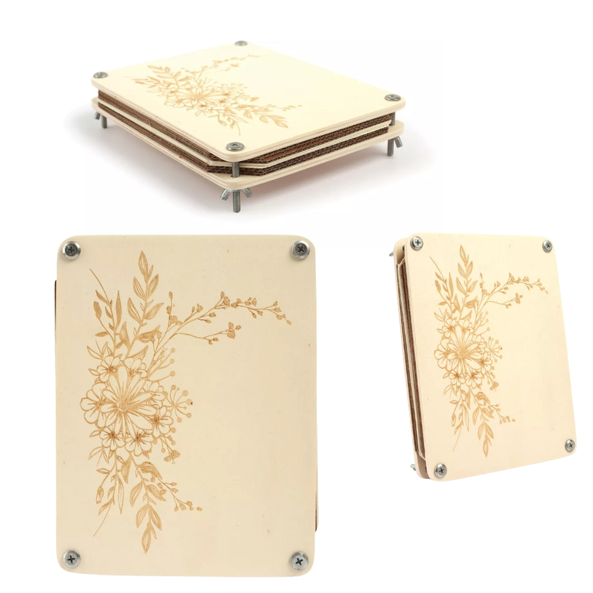 Mon presse fleurs gravé