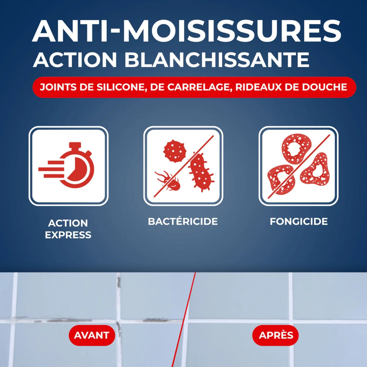 Anti-moisissures pour joints et salle de bains – Starwax – 500 ml