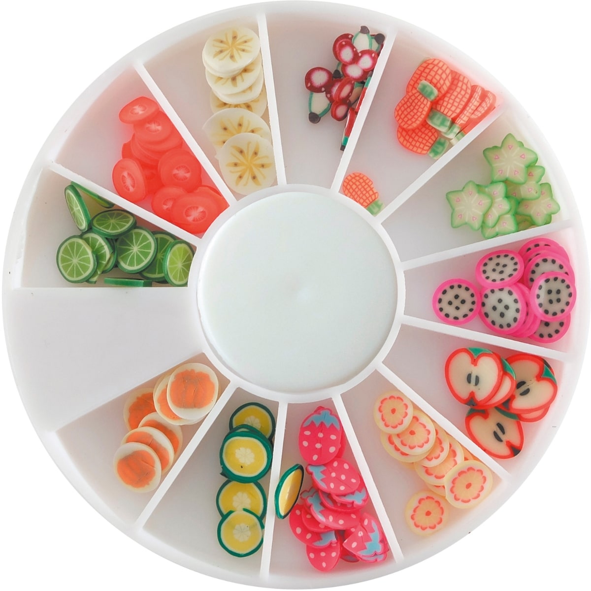 Tranches de Mini Canes Fruits Exotiques – 12 Modèles