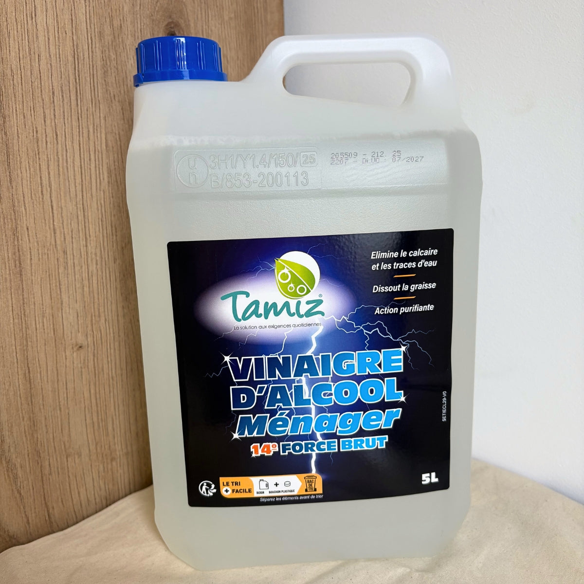 Vinaigre Ménager Tamiz 14° – Bidon 5 L