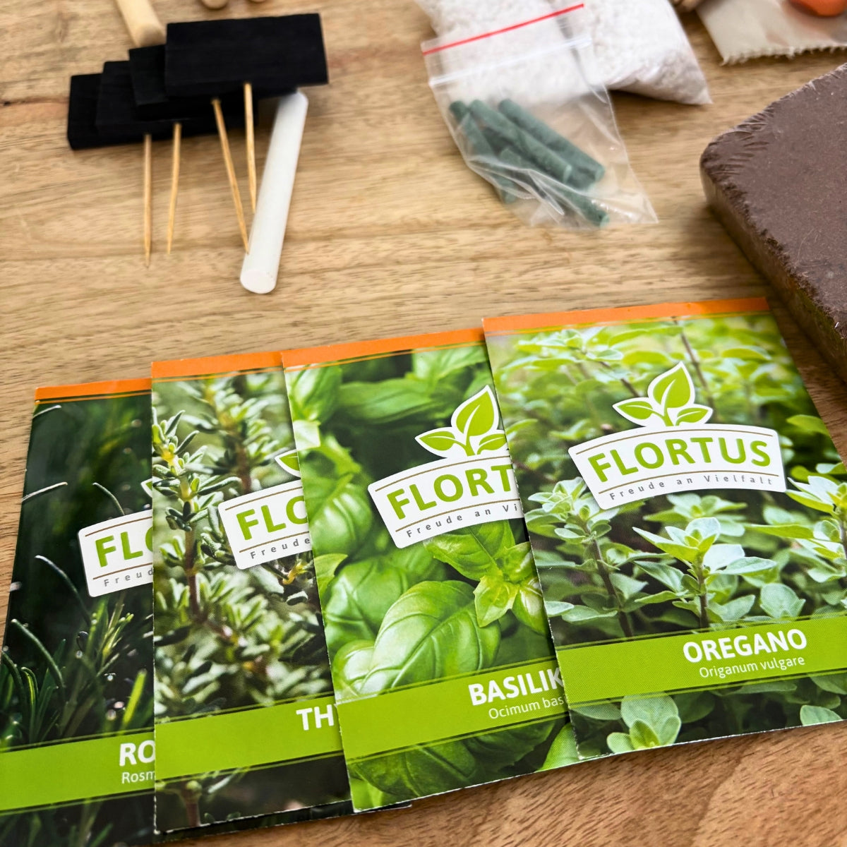 Kit plantation : Mon Premier Kit de Jardinage – Herbes simples