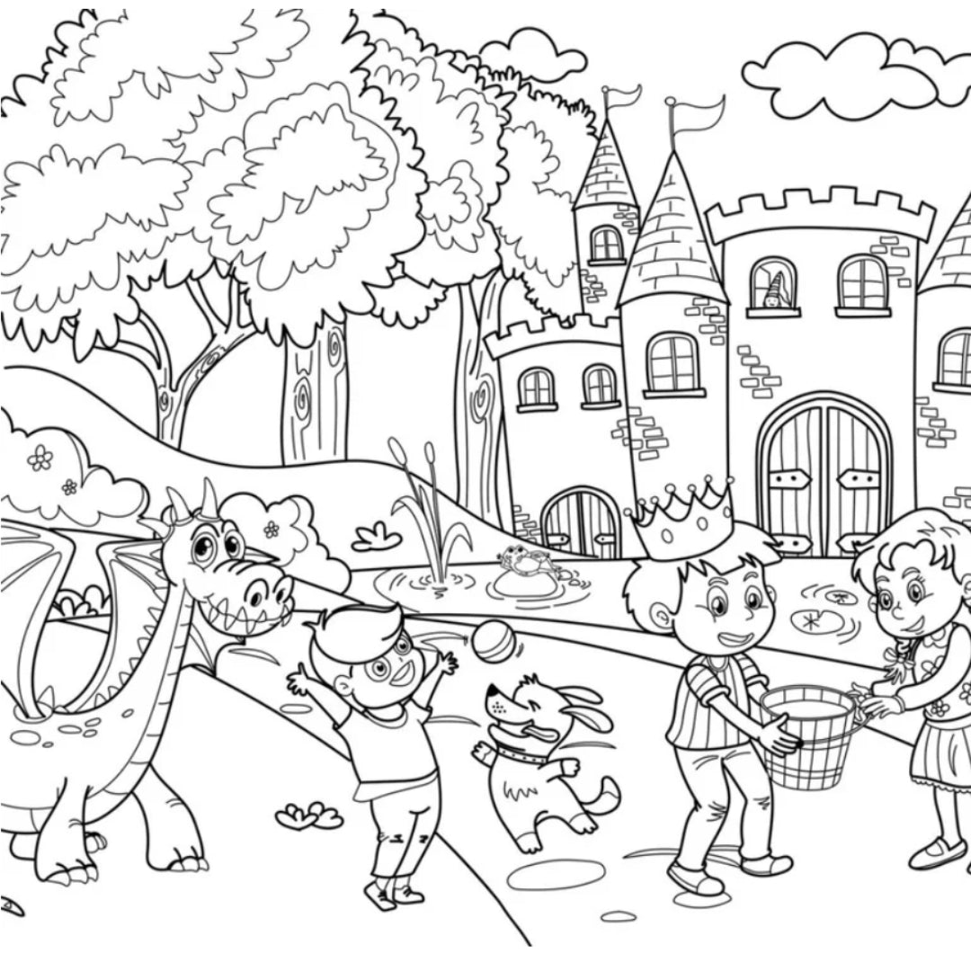 Rouleau de coloriage adhésif repositionnable
