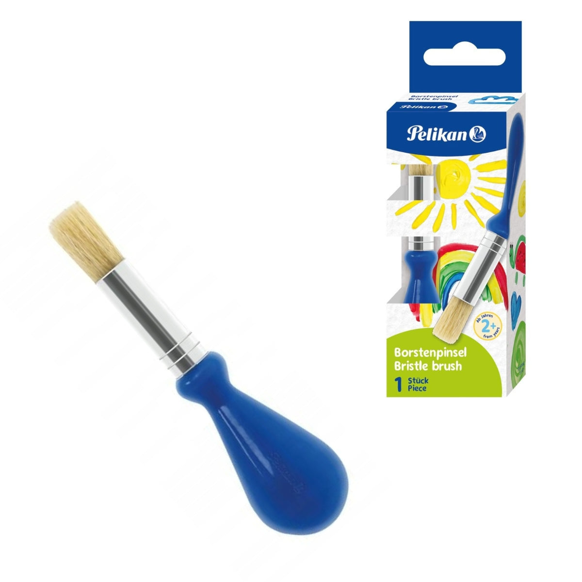 Pinceau enfant Pelikan Jumbo – embout rond avec poignée ergonomique