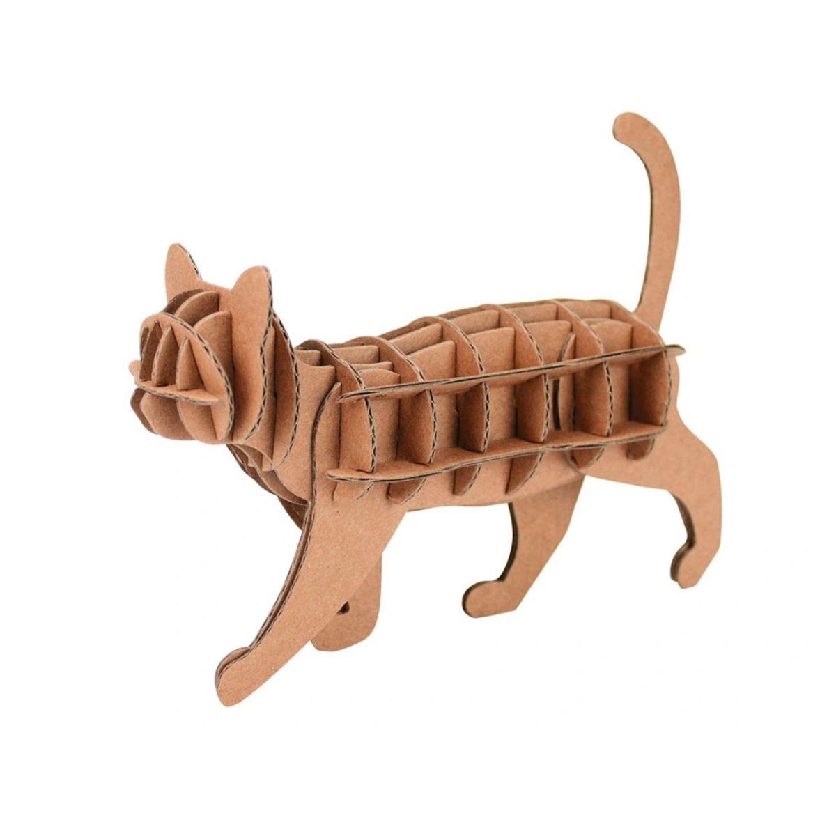 Maquette 3D en carton - chat
