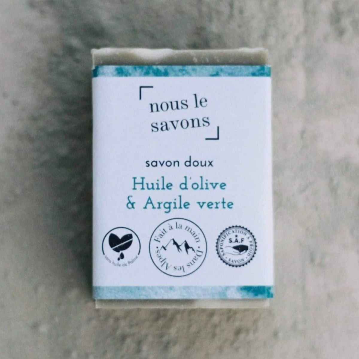 Savon doux à l'argile verte