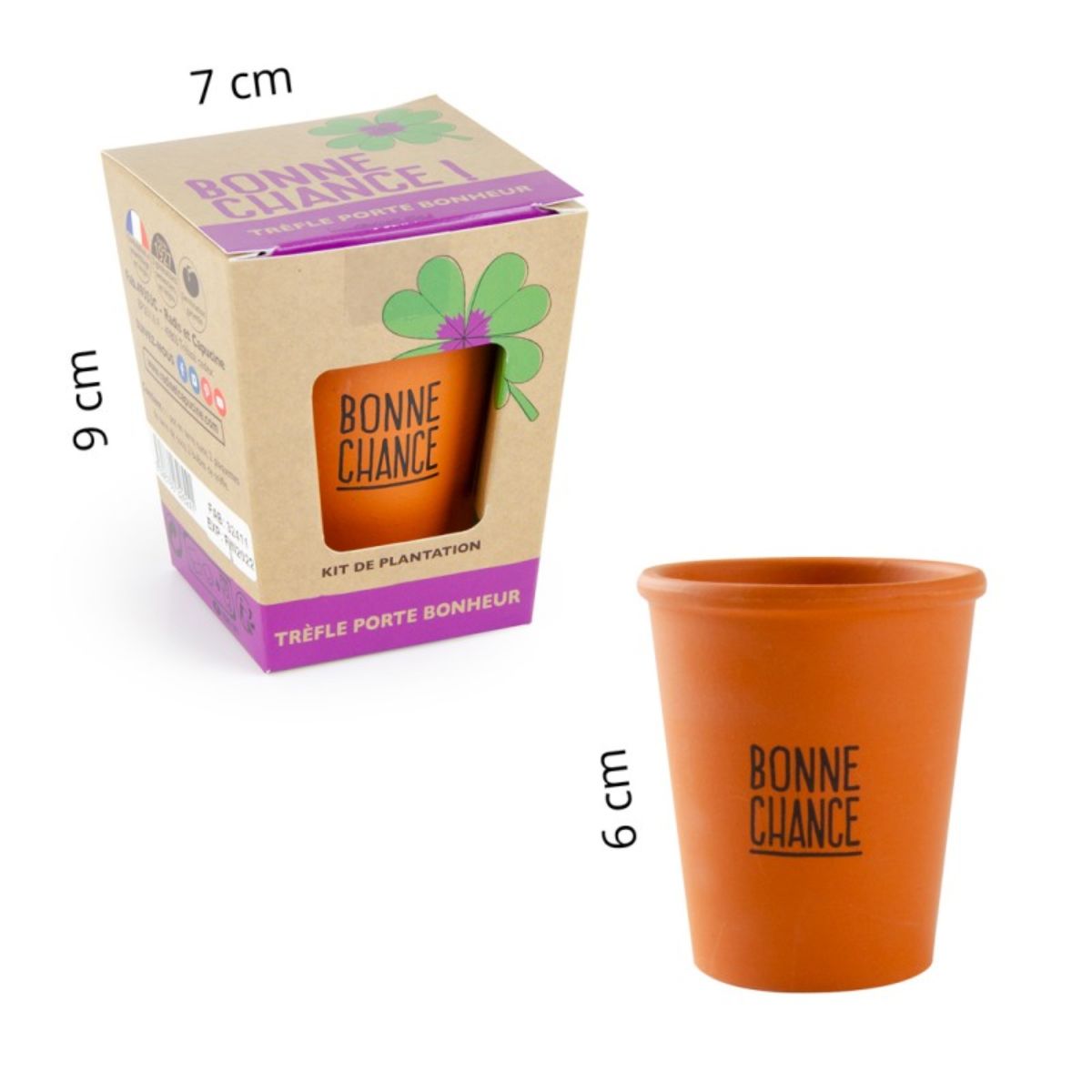 Kit trèfle porte bonheur