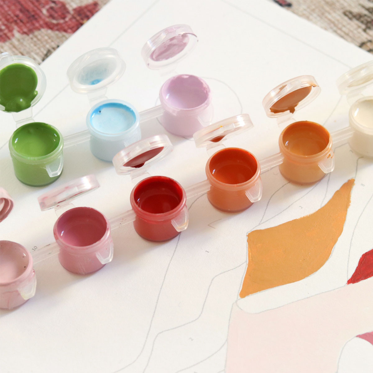 Kit peinture au numéro Sahara 30 cm x 40 cm