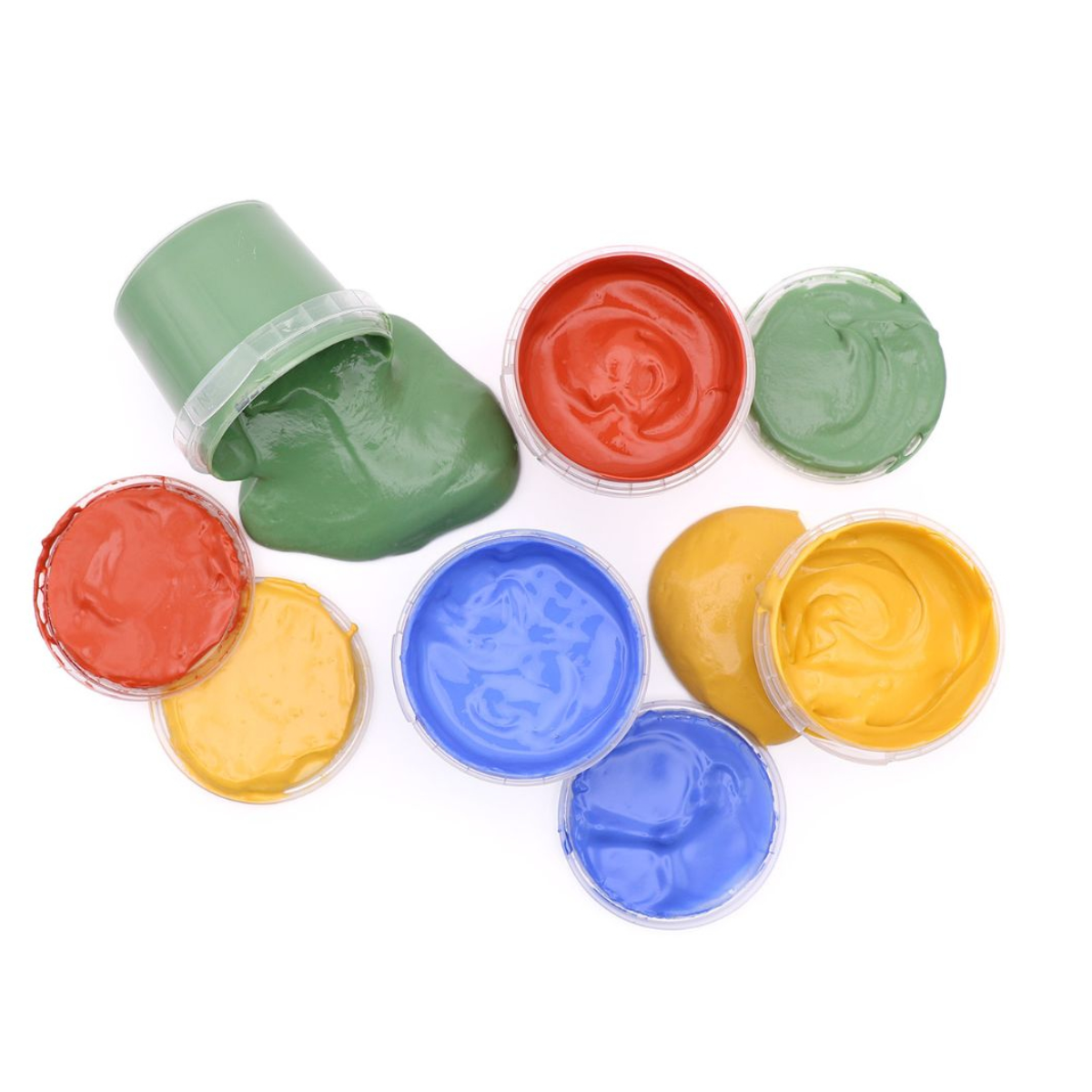 Peinture aux doigts 4 couleurs primaires