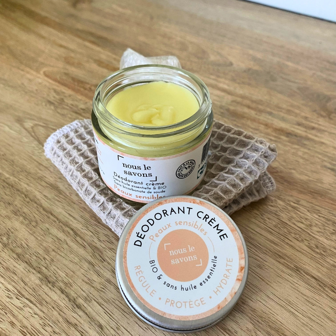 Déodorant crème "PEAUX SENSIBLES" BIO