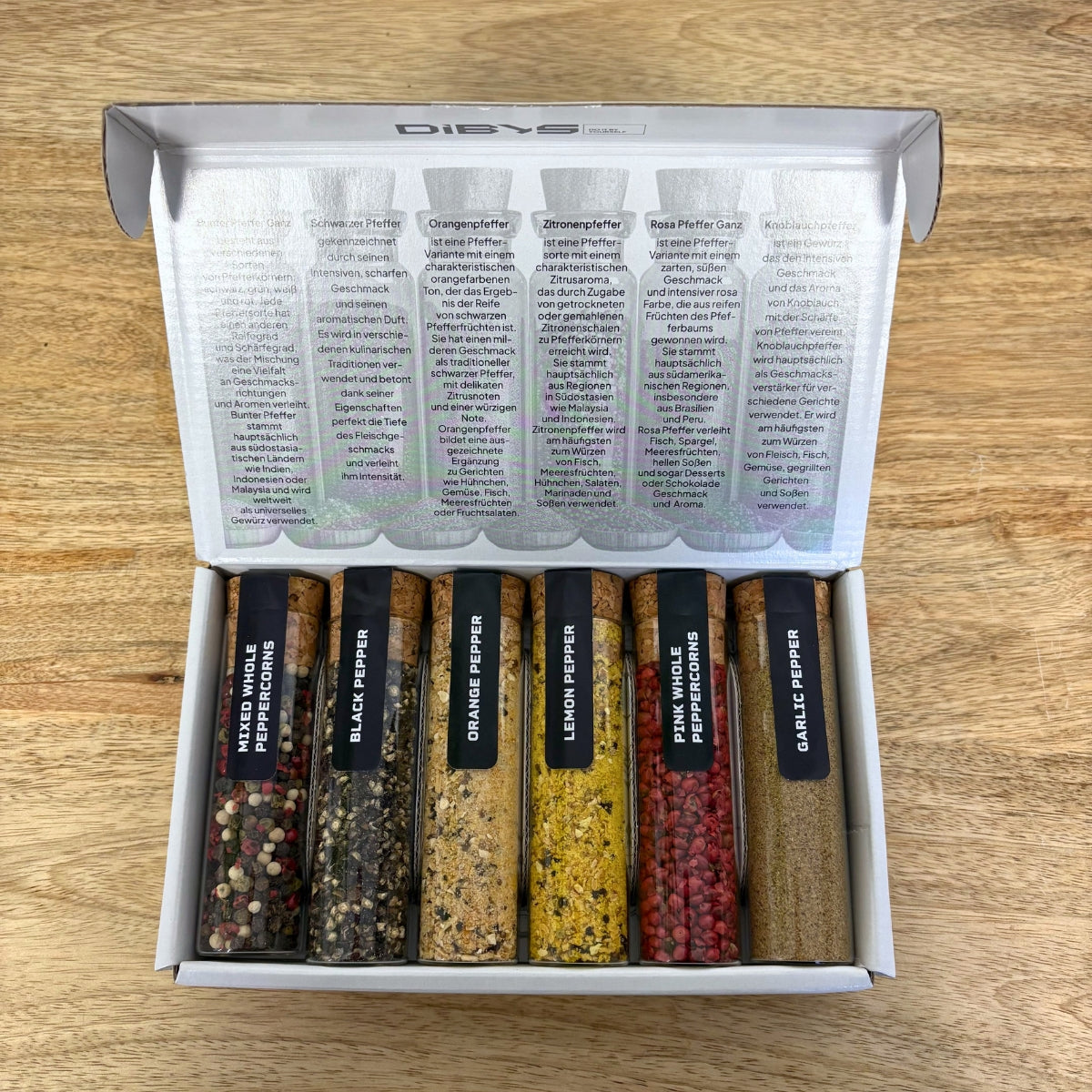 Coffret "PEPPERS GROWS" : Set de poivres du monde