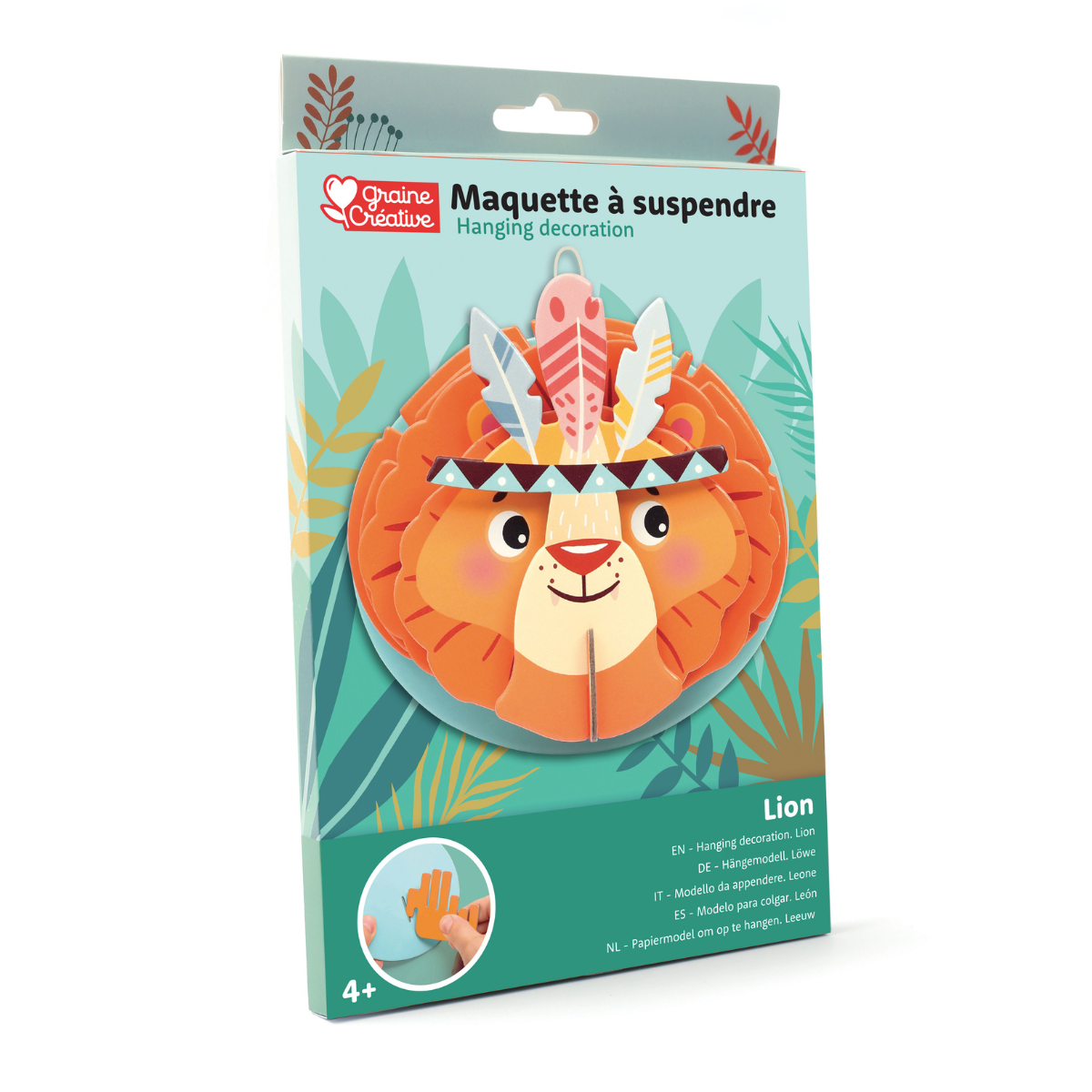 Maquette à construire et suspendre – Lion