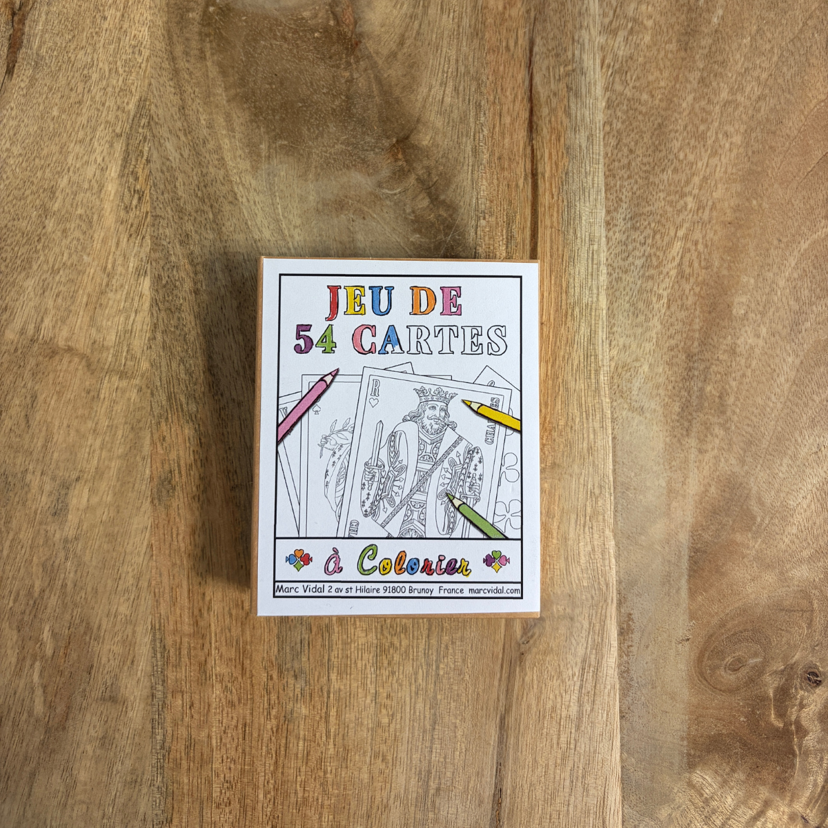 Jeu - 54 cartes à colorier
