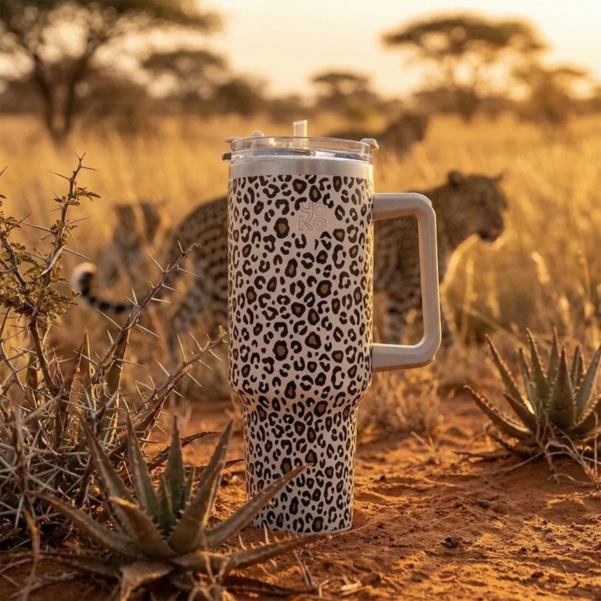 Mug de voyage XL- Léopard