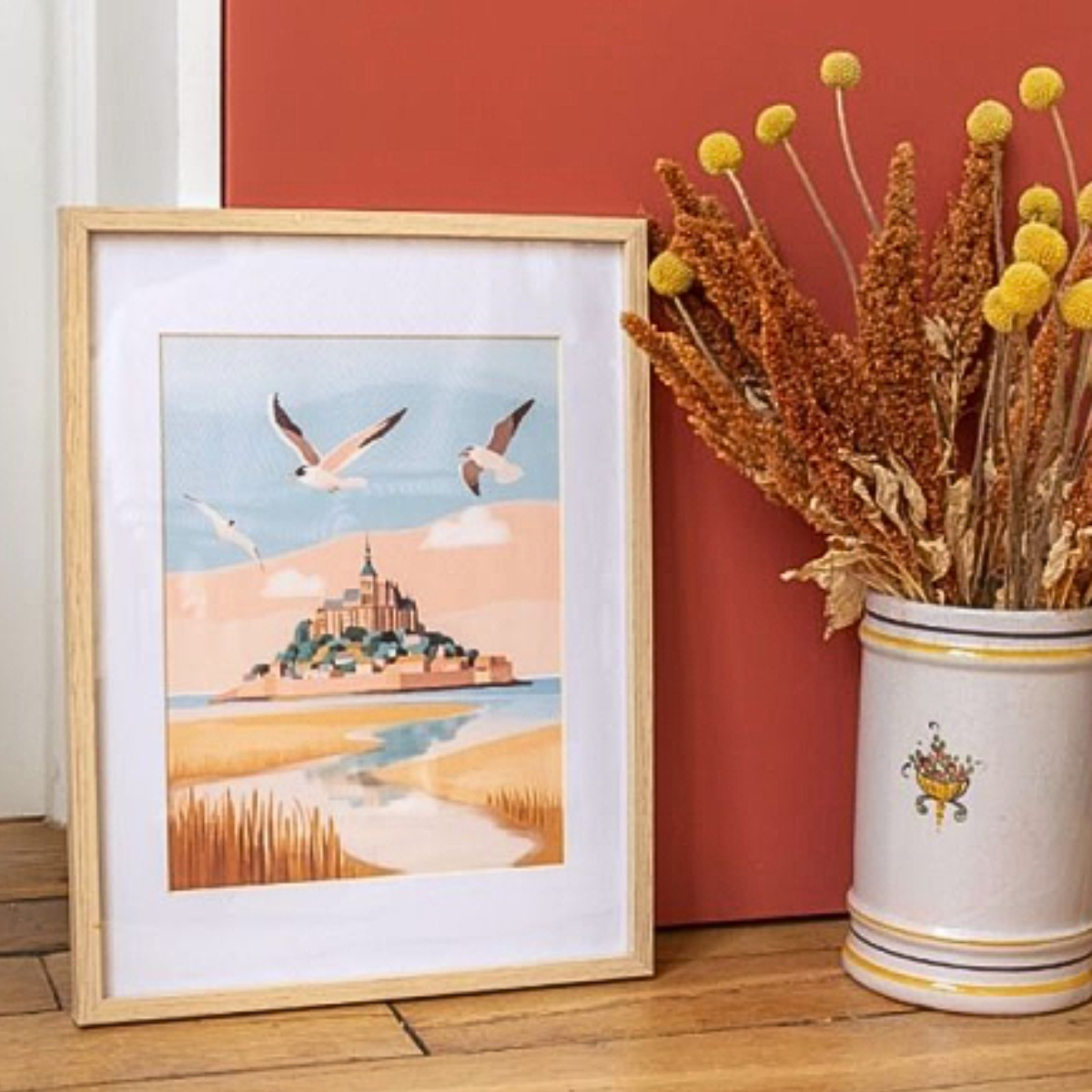 Kit peinture au numéro Mont Saint-Michel 30 cm x 40 cm