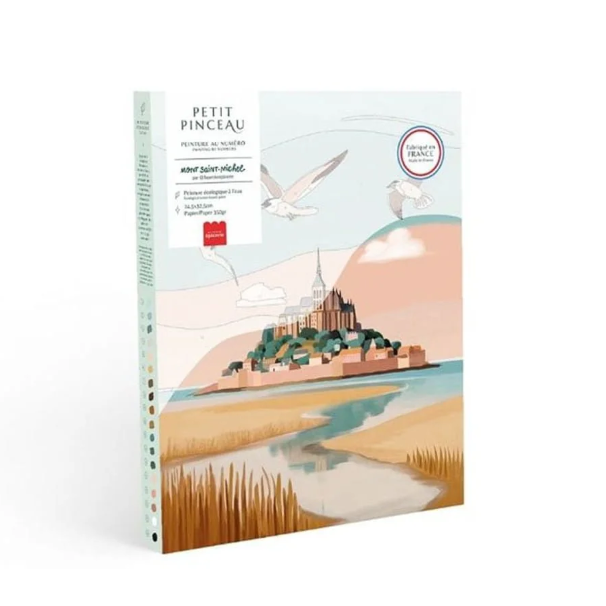 Kit peinture au numéro Mont Saint-Michel 30 cm x 40 cm