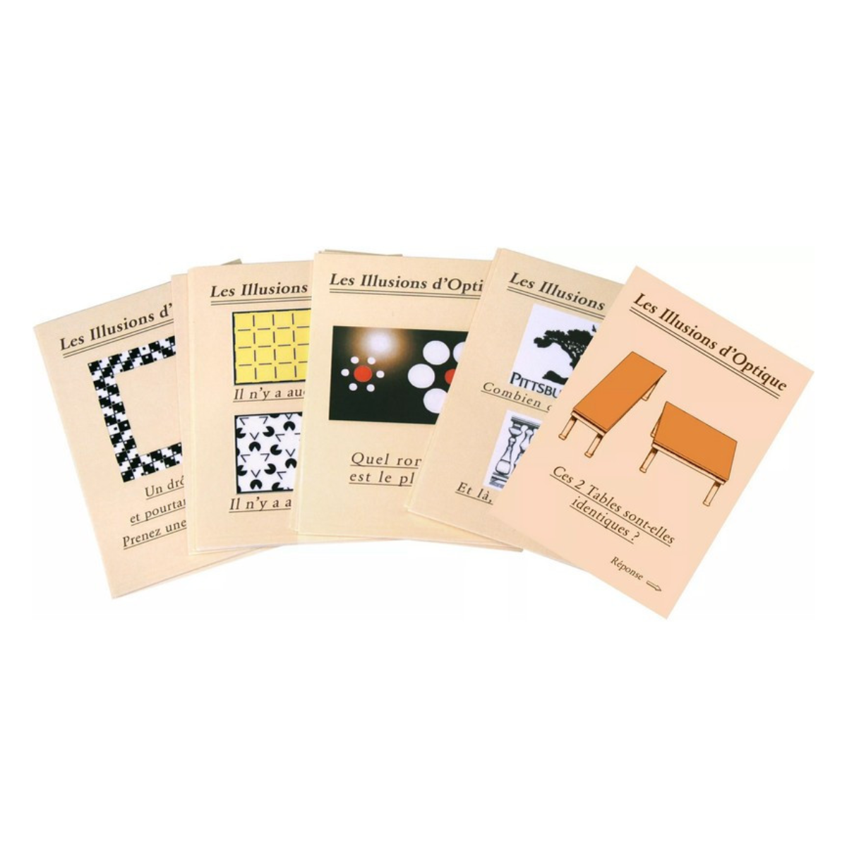 Jeu de cartes : 50 illusions d'optique