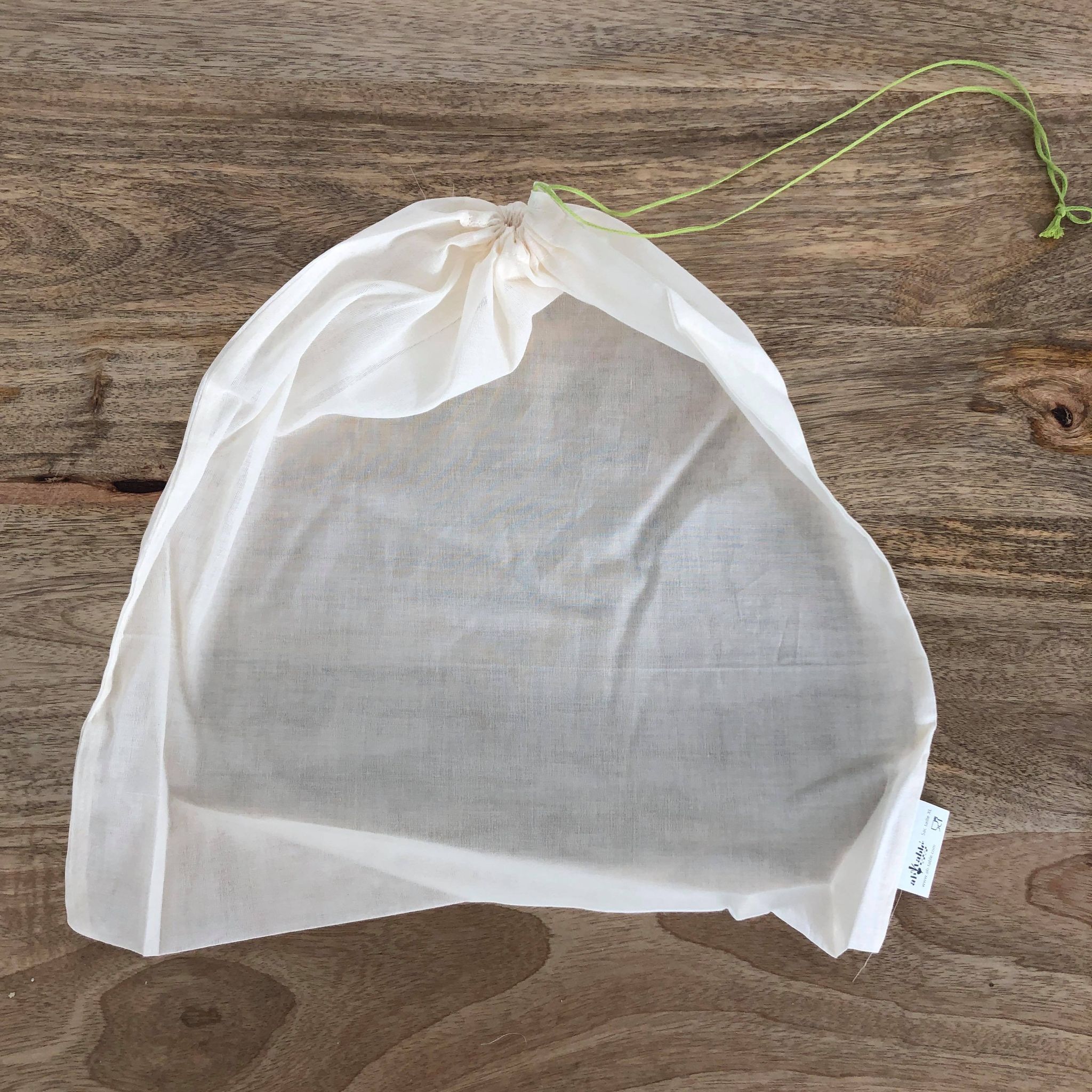 Sacs à vrac en coton bio (Taille au choix)