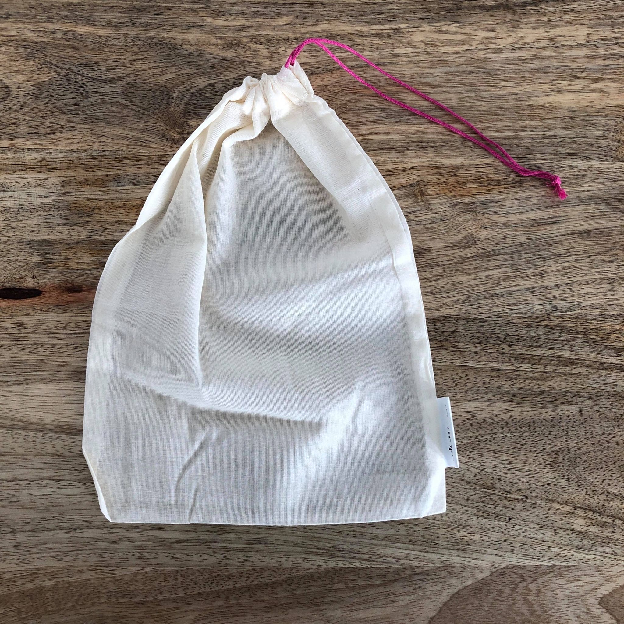 Sacs à vrac en coton bio (Taille au choix)