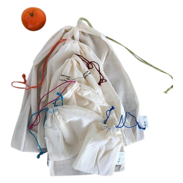 Sacs à vrac en coton bio (Taille au choix)