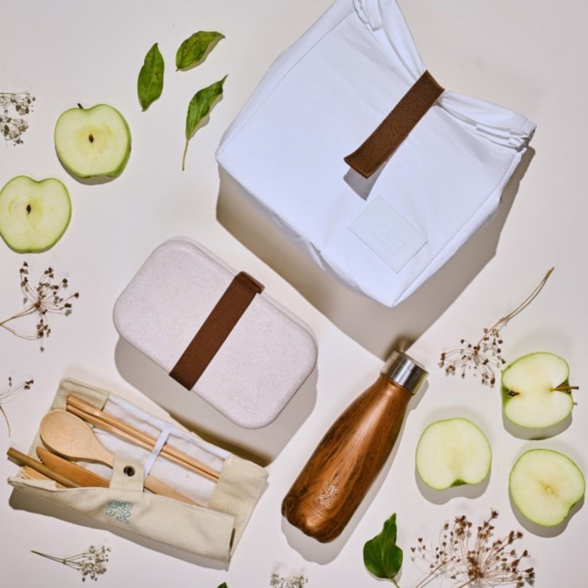 Sac à repas isotherme - Blanc cassé