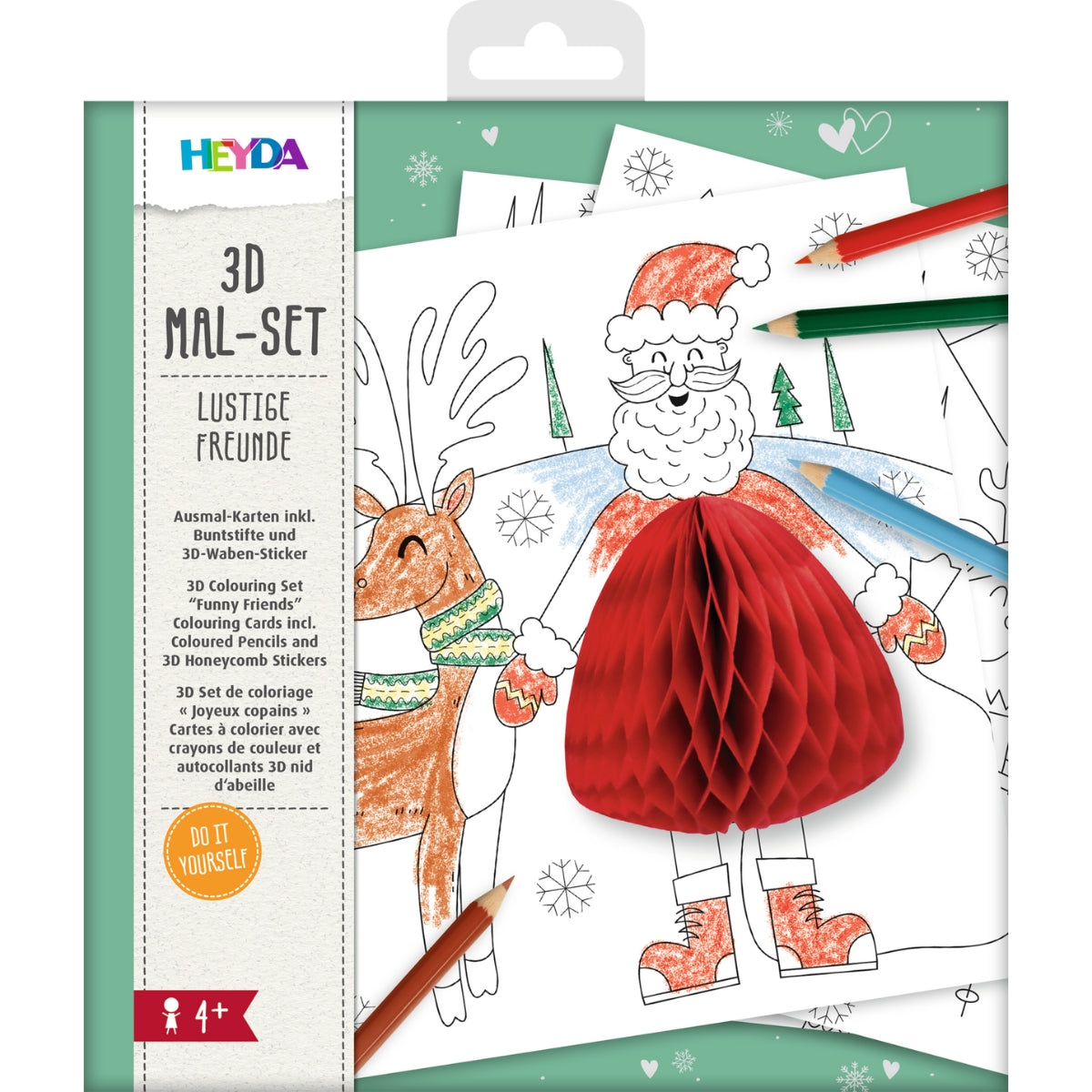 Kit de Coloriage 3D - Amis Rigolos