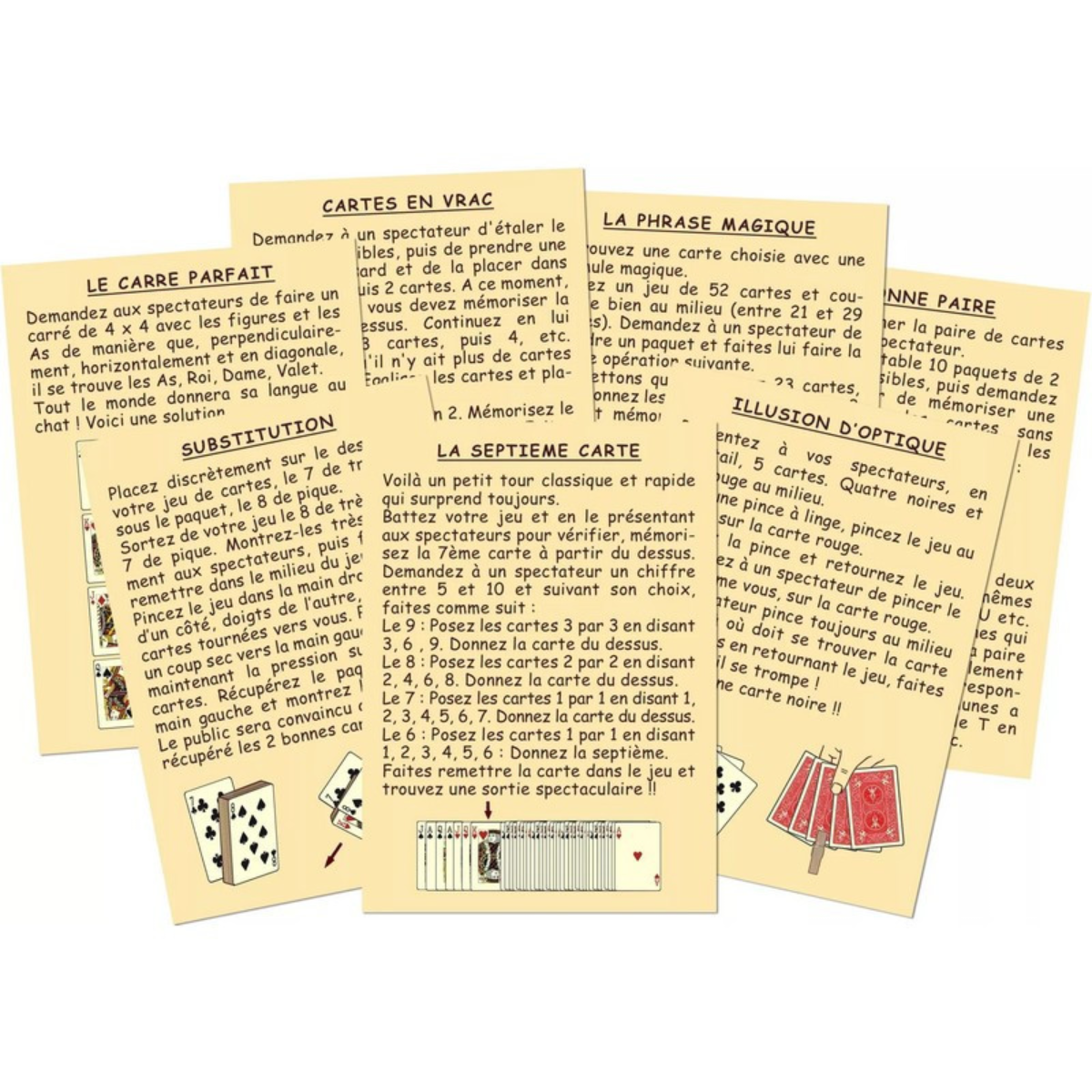 Jeu de cartes : 42 tours de cartes