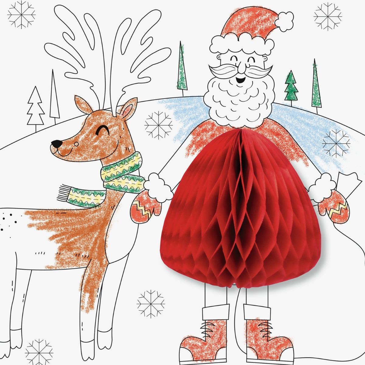 Kit de Coloriage 3D - Amis Rigolos