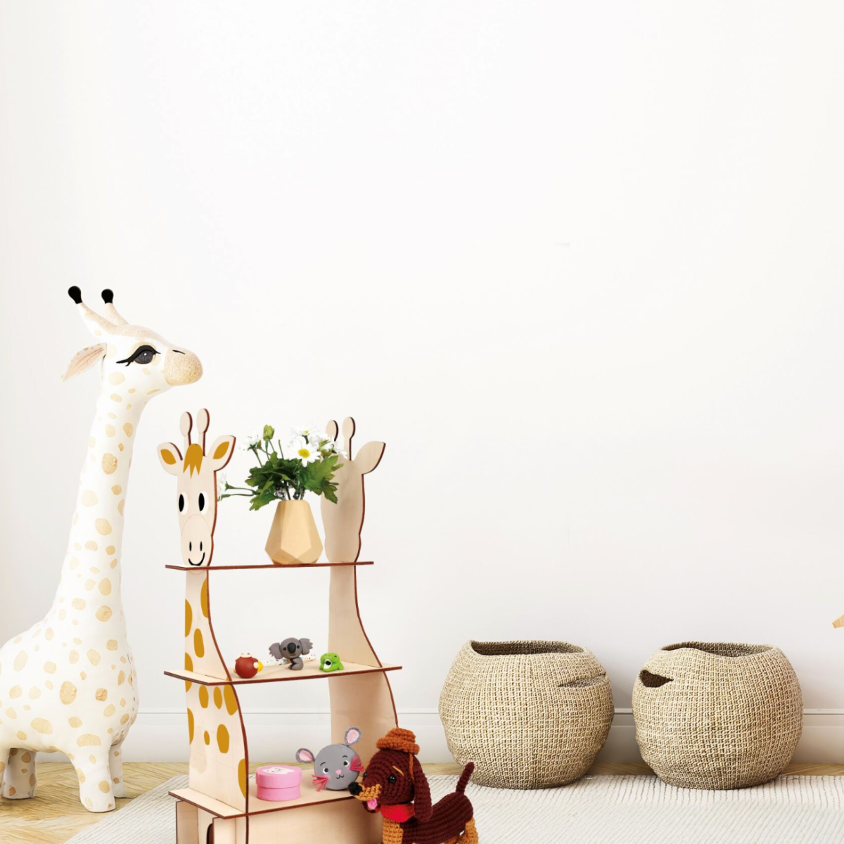 Etagère girafe à construire