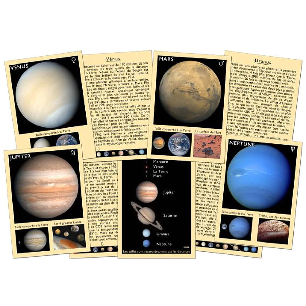 Jeu de cartes : Connais-tu les planètes ?