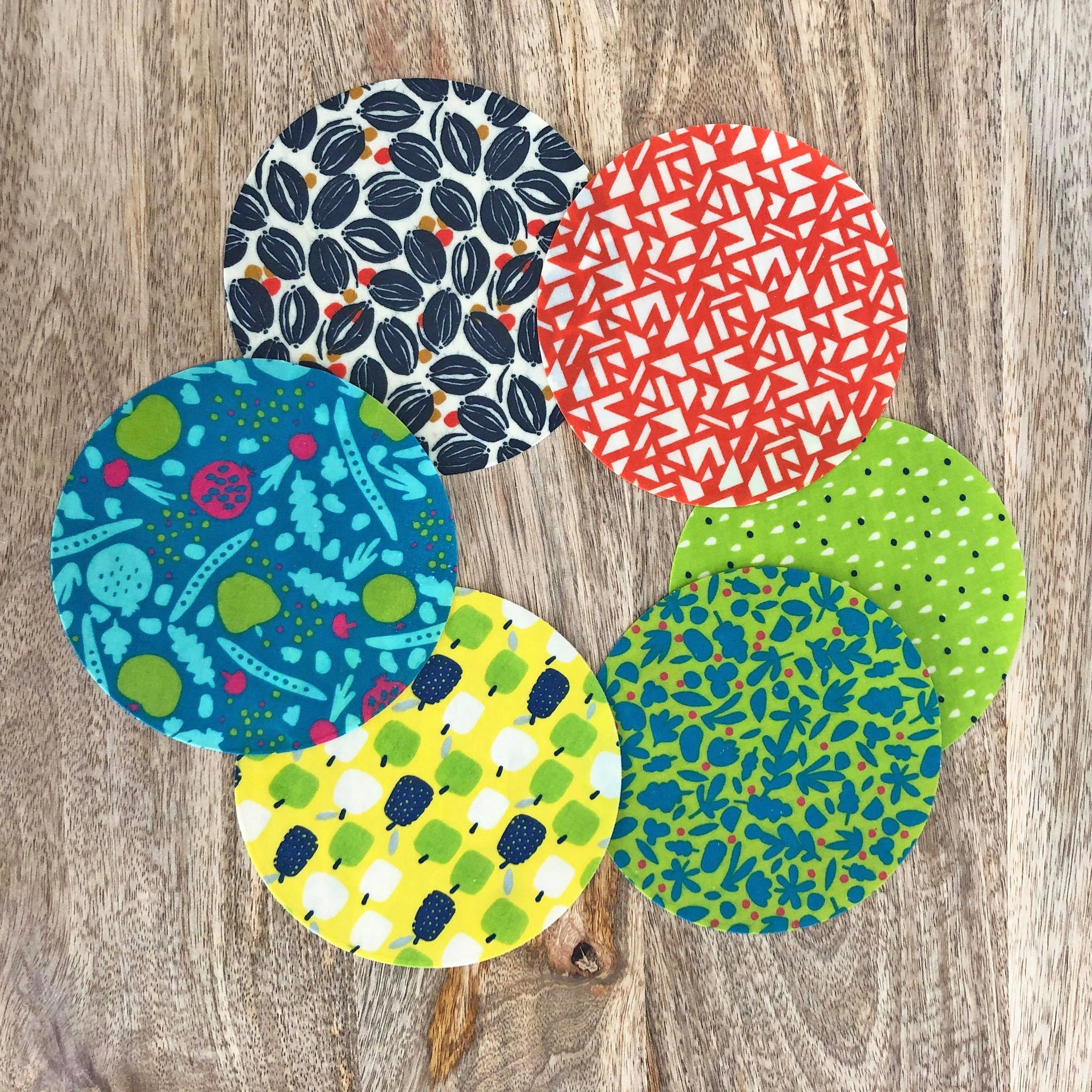 6 minis Bee's wraps ronds