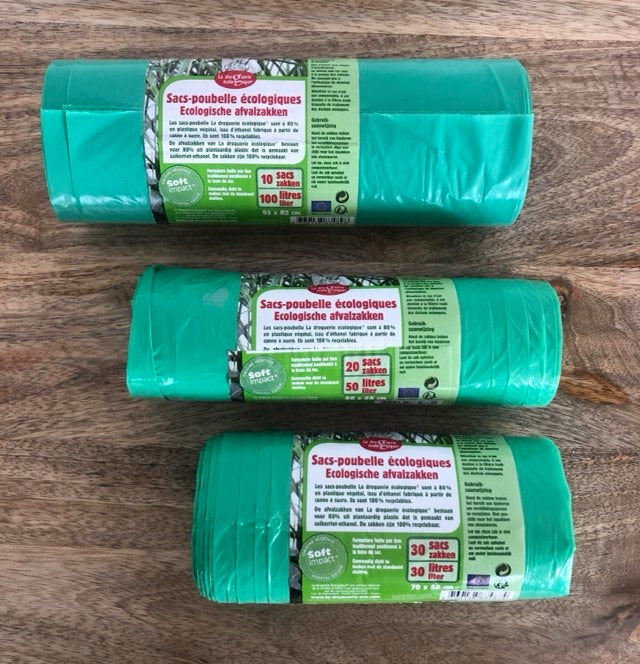 Sacs poubelle écologiques taille au choix - 30 / 50 / 100 L