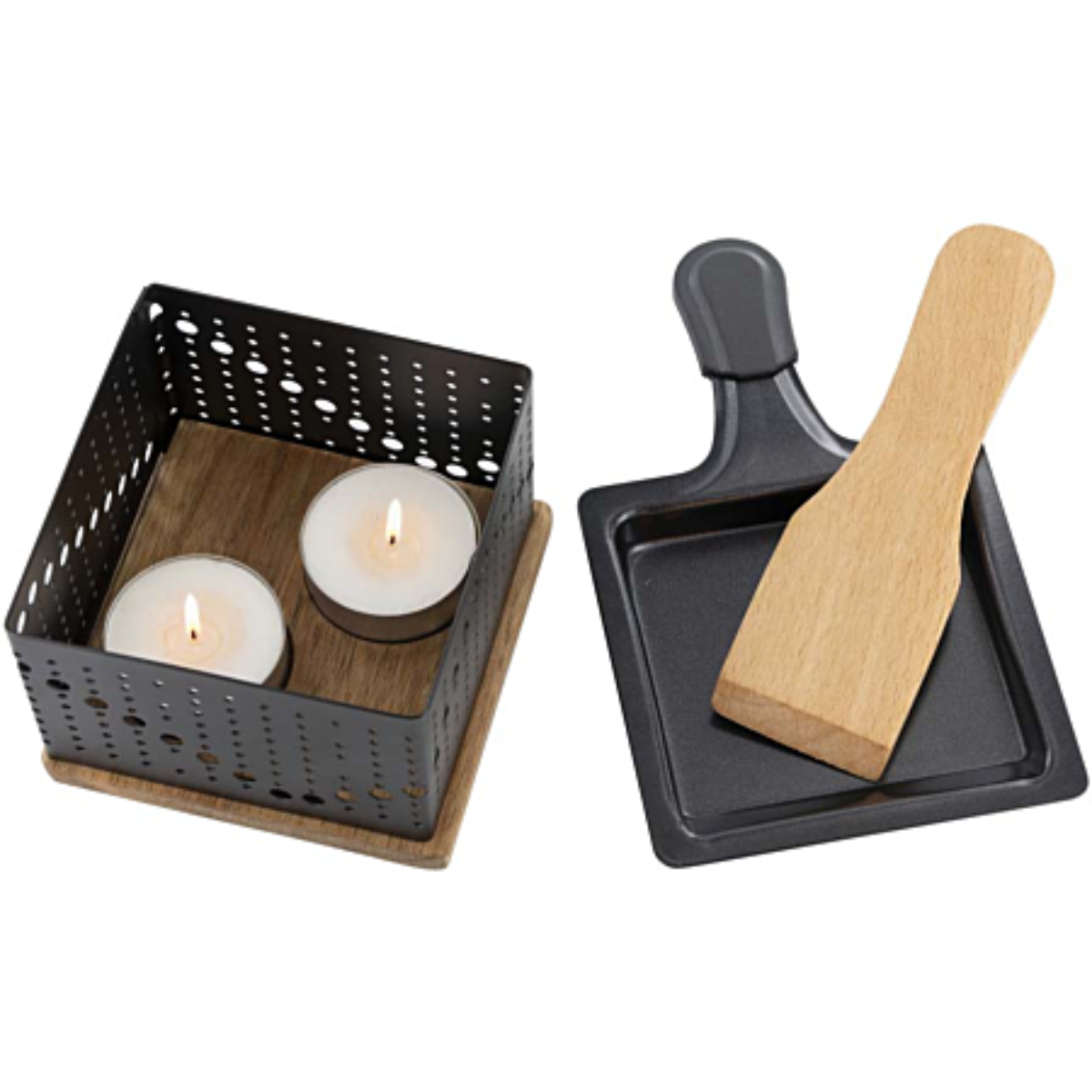 Raclette individuelle à la bougie