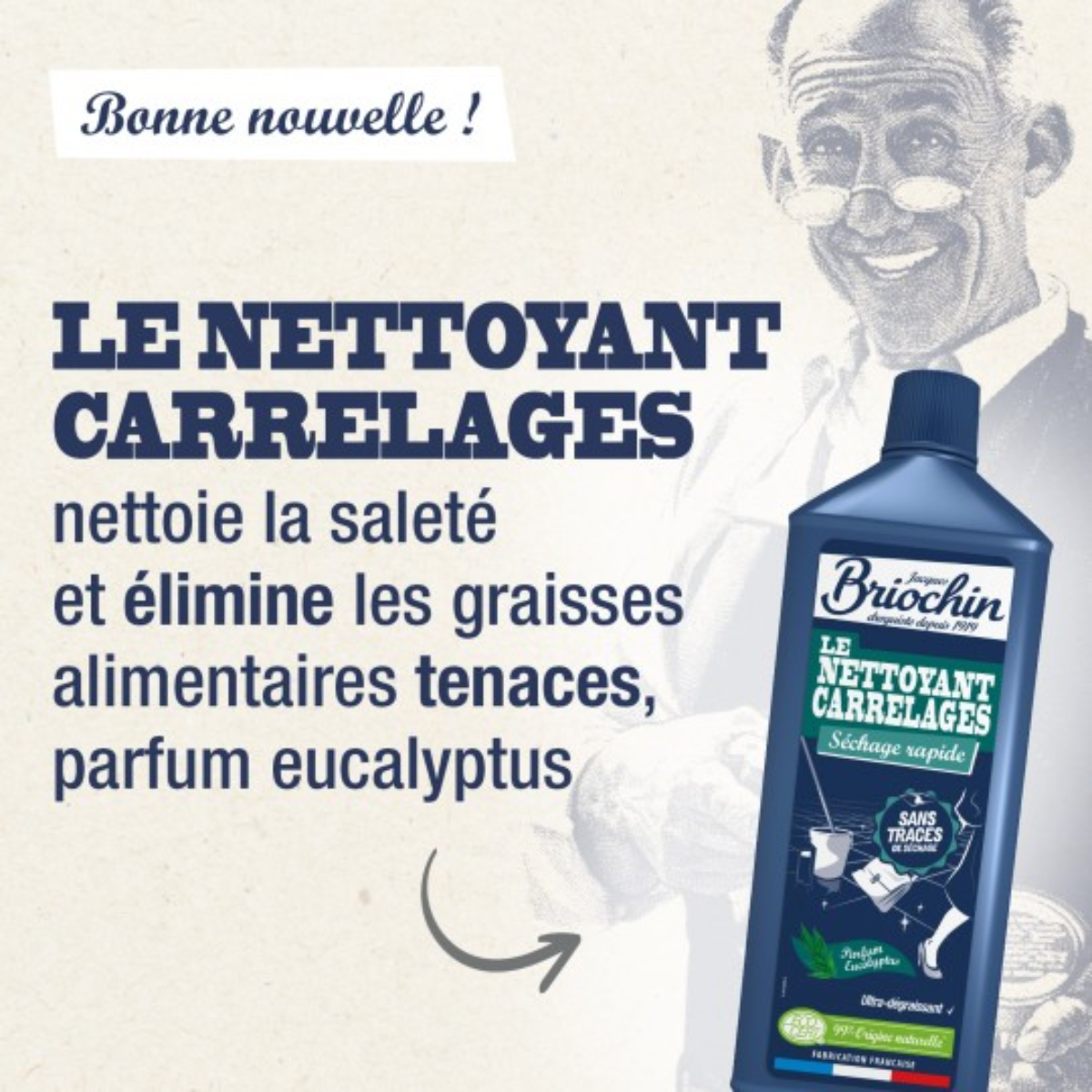 Super nettoyant carrelage - Jacques Briochin