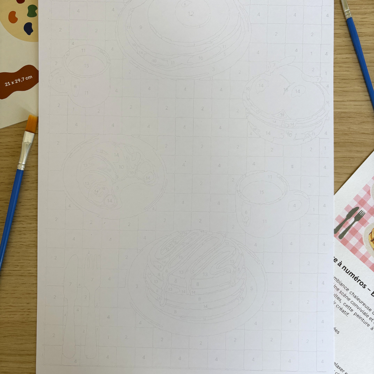 Peinture au numéro - Brunch