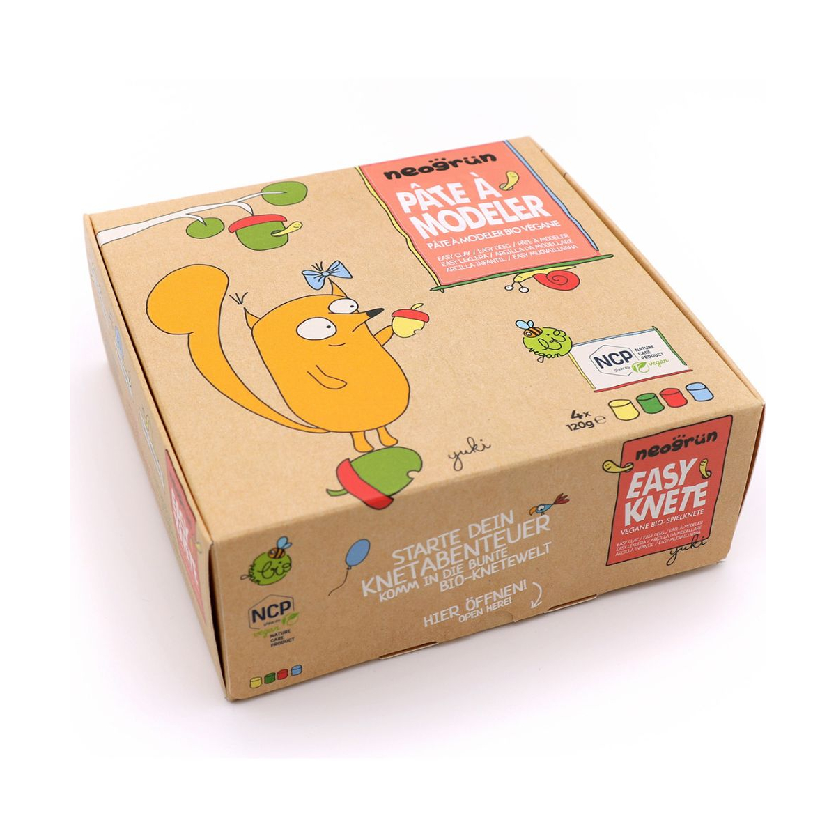 Pâte à modeler bio et végane