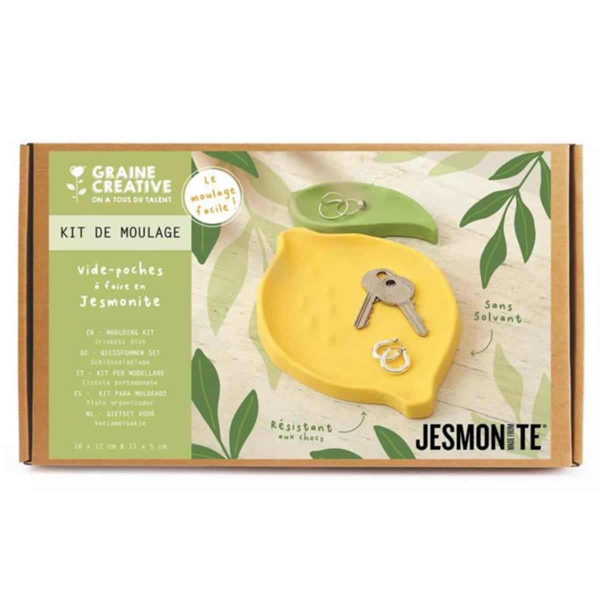 KIT DIY : Moulage de vide-poches citron à faire en Jesmonite