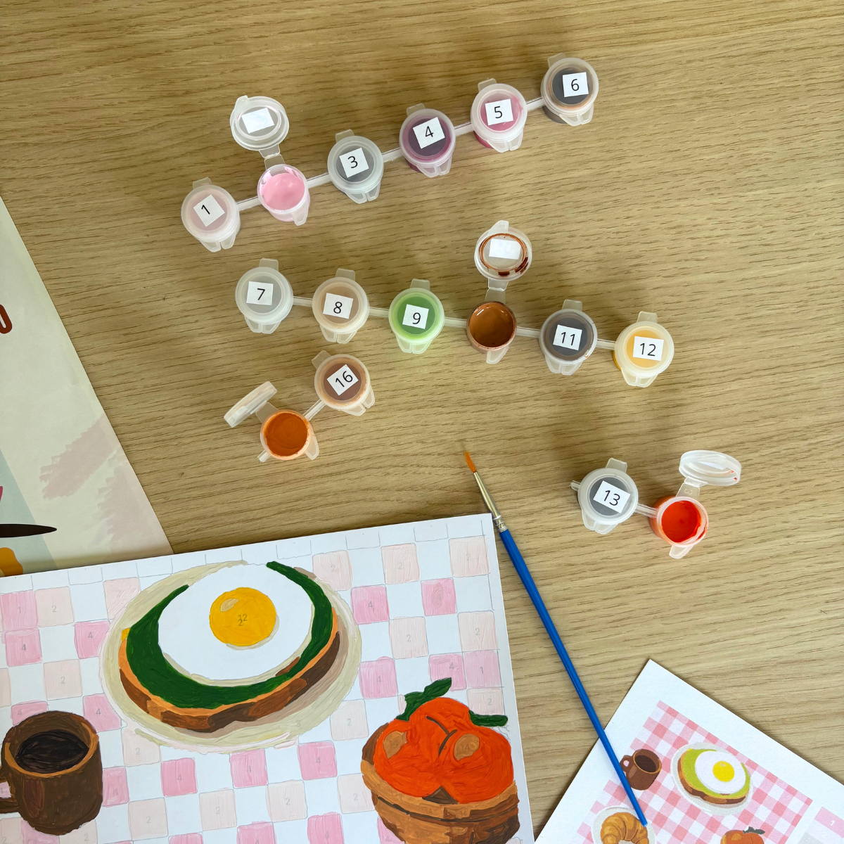 Peinture au numéro - Brunch