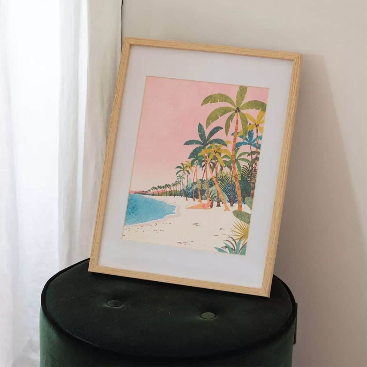 Kit peinture au numéro Bora Bora 30 cm x 40 cm