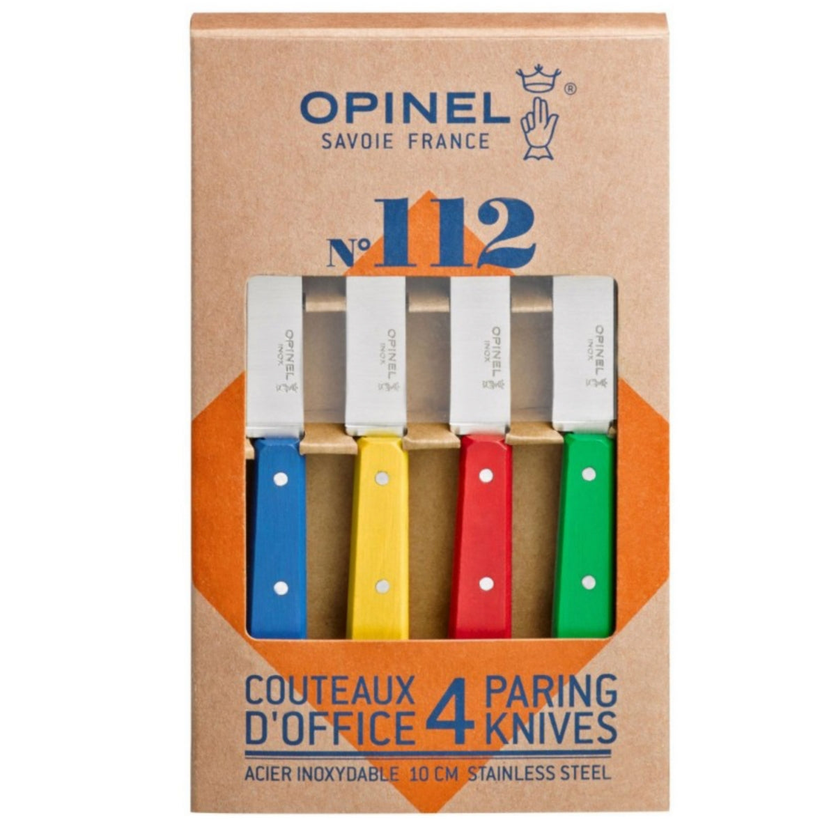 Coffret de 4 Couteaux d'Office n°112 - OPINEL