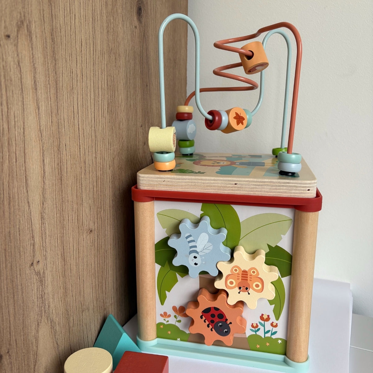 Cube de motricité « Jungle Friends » en bois