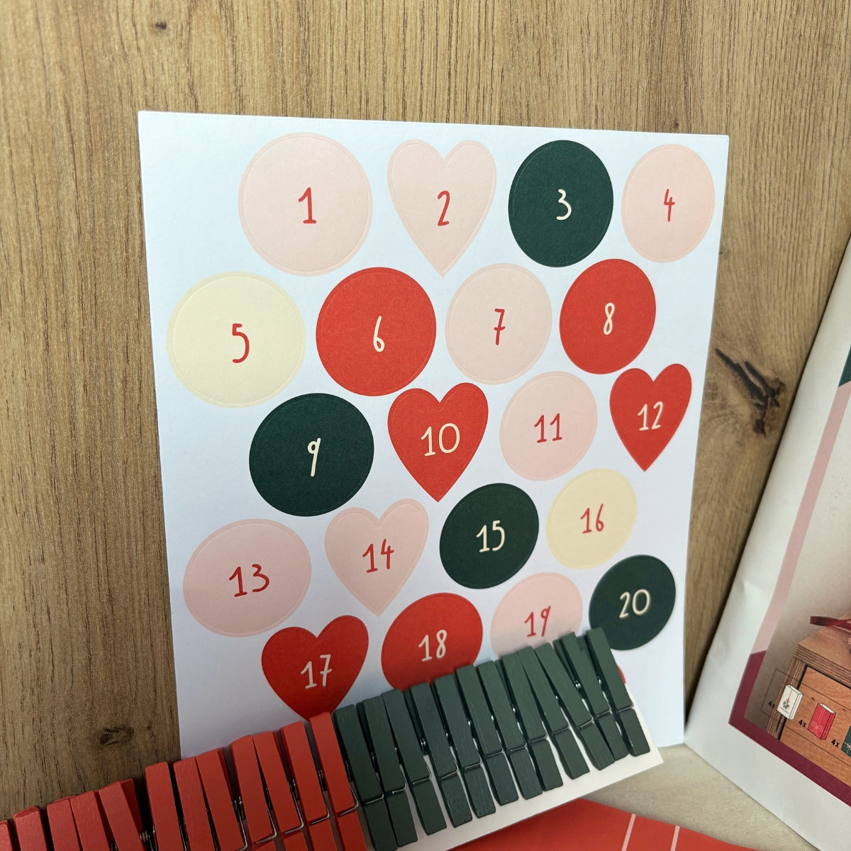 Kit pour faire son propre calendrier de l’Avent - BOWTIFUL CHRISTMAS