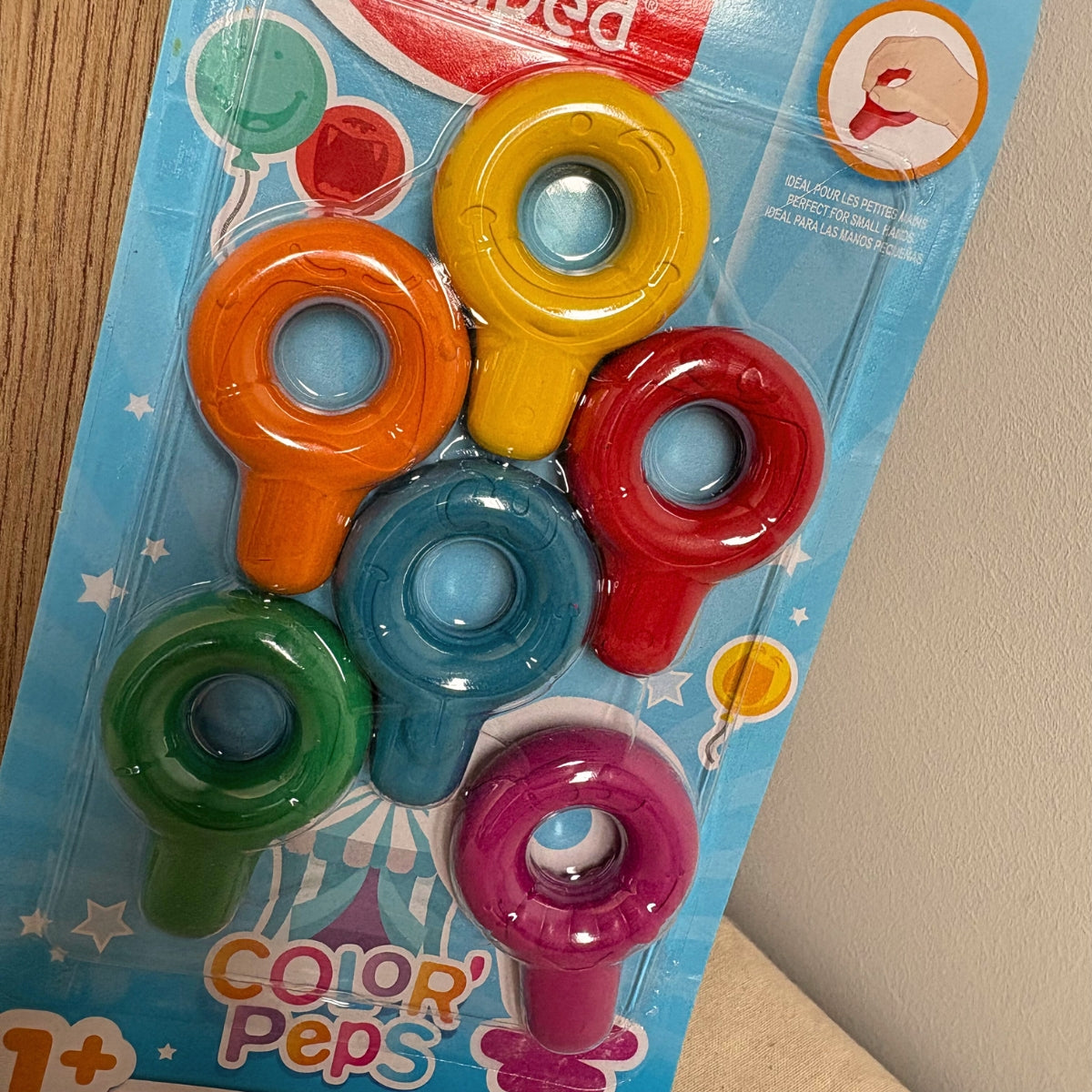 Maped Colorpep’s Baby – 6 crayons de cire non toxiques dès 18 mois