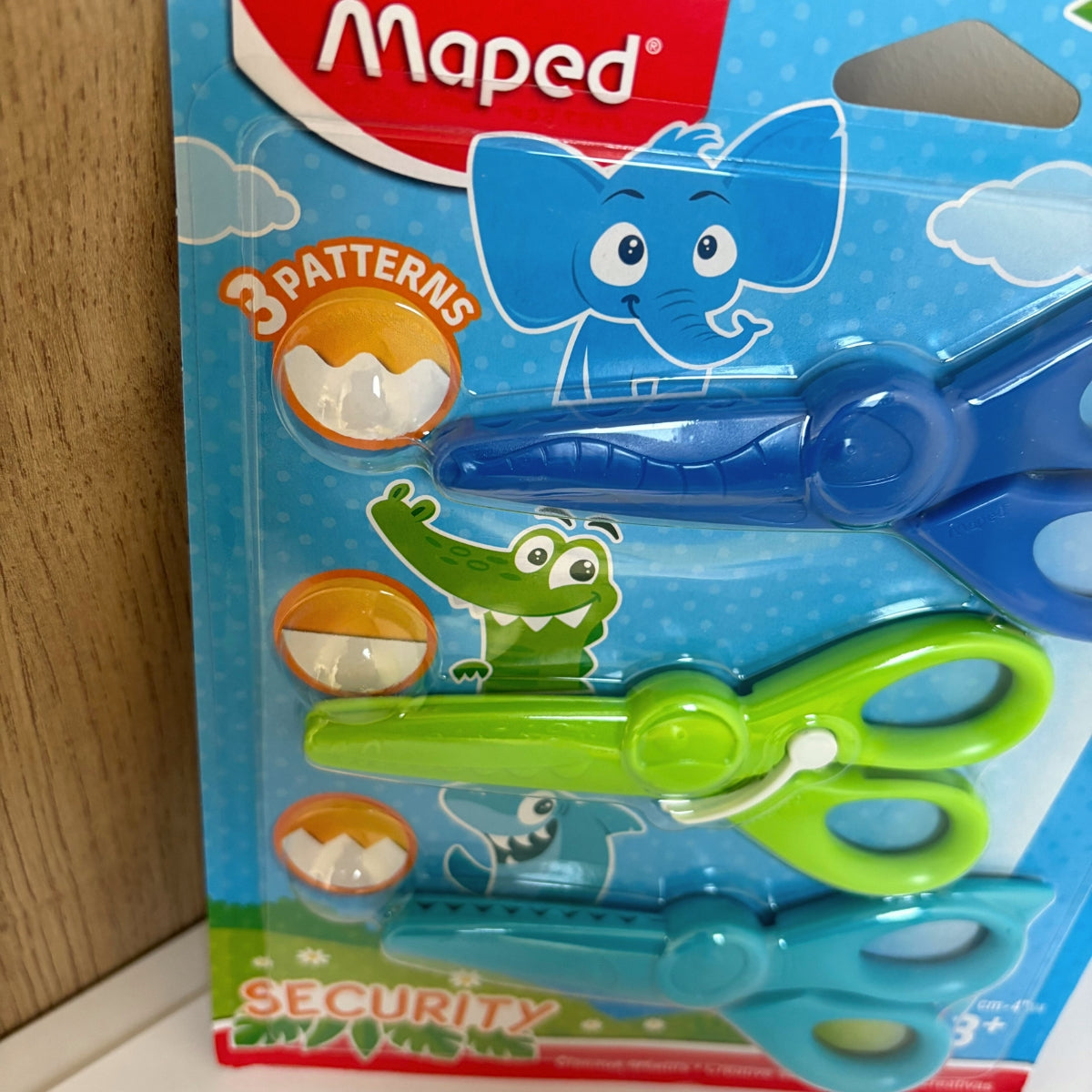 Set de 3 ciseaux cranteurs KIDICRAFT Maped