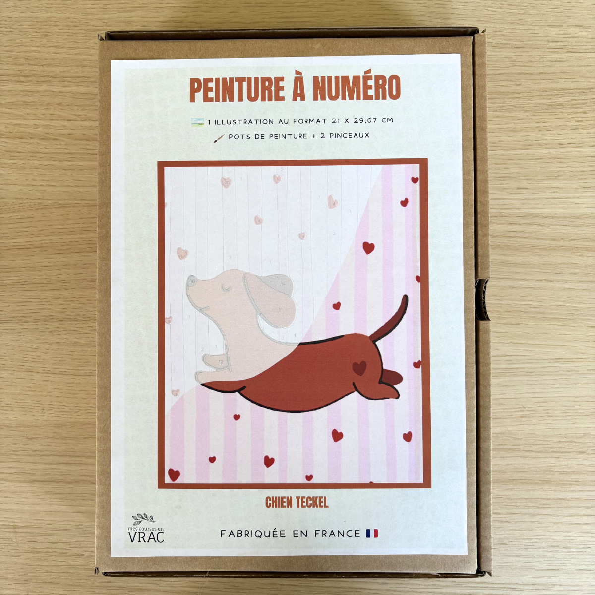 Peinture au numéro - Chien Teckel