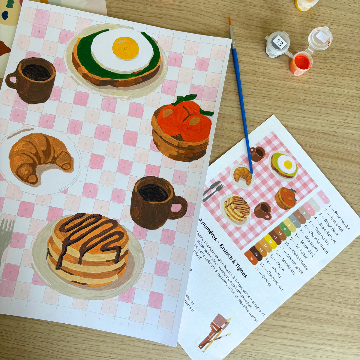 Peinture au numéro - Brunch