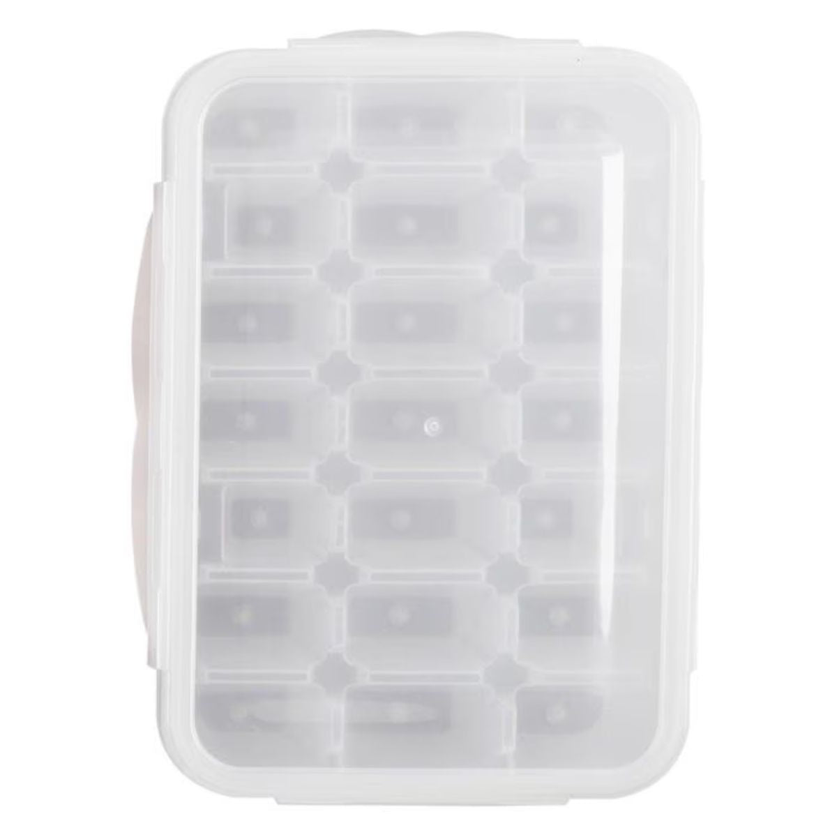 Bac à glaçons avec couvert clipsable x21