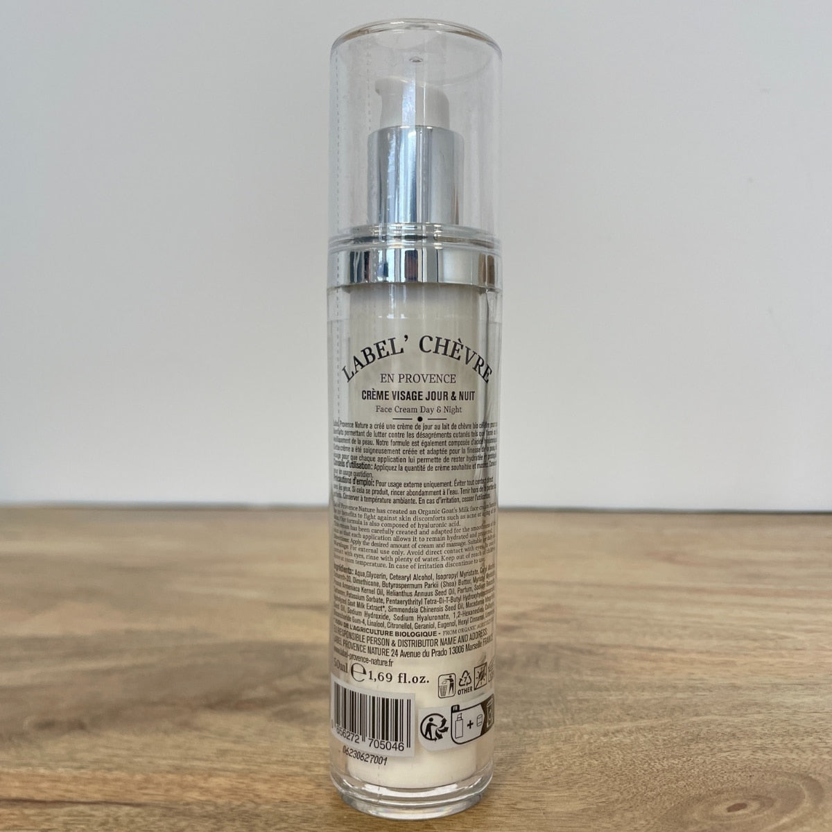 Crème visage jour et nuit au lait de chèvre bio 50 ml